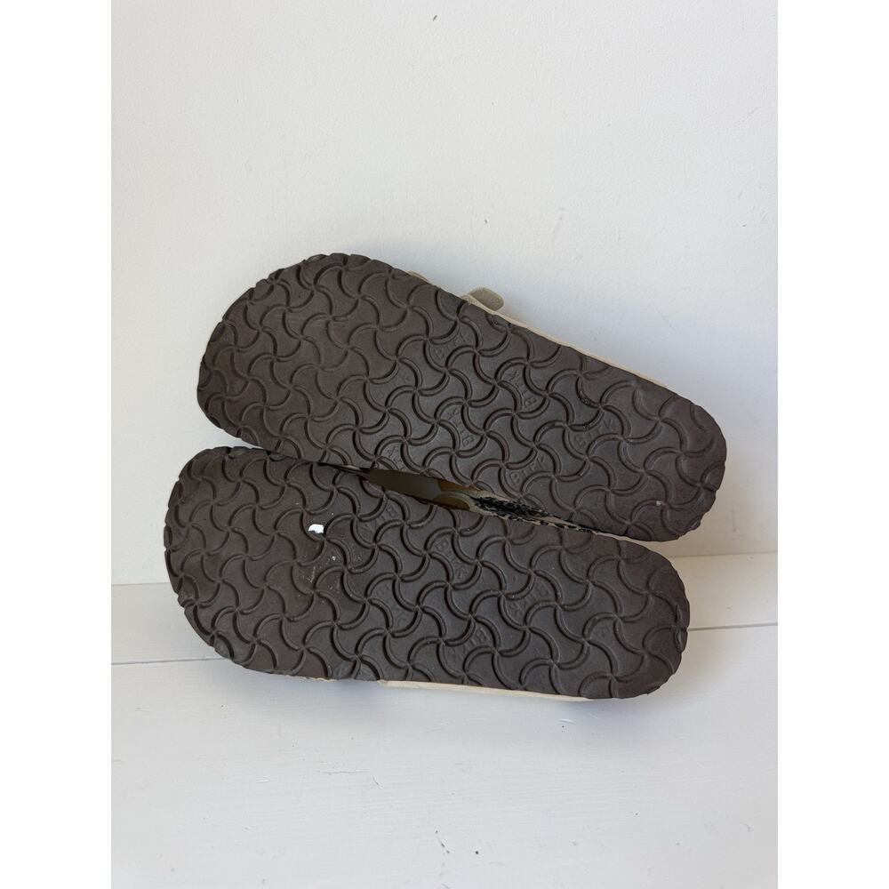 Birkenstock Shoes Womens Size 9 Papillio Tan Leopard Leather Sandals EU 40 - Picture 10 of 10